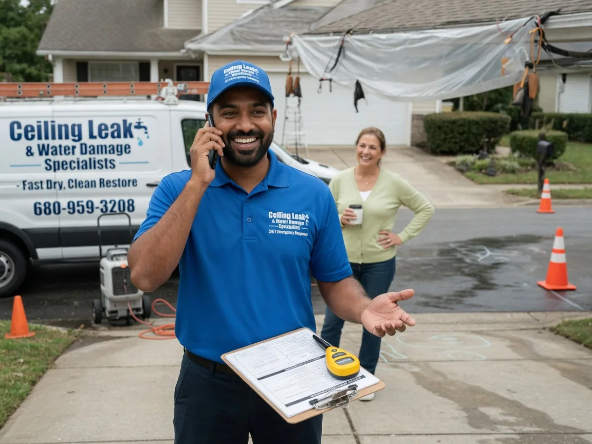 Ceiling Leak Cleanup Sparta, MI FAQs